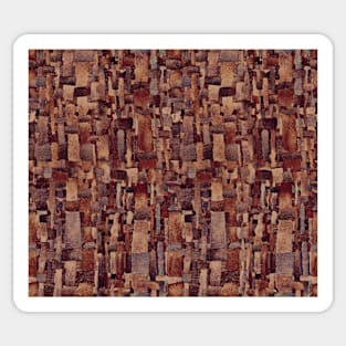 Abstract  brown Sticker